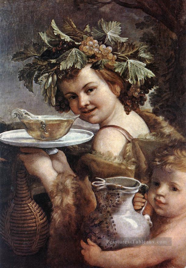 Le garçon Bacchus Baroque Guido Reni Peintures à l'huile